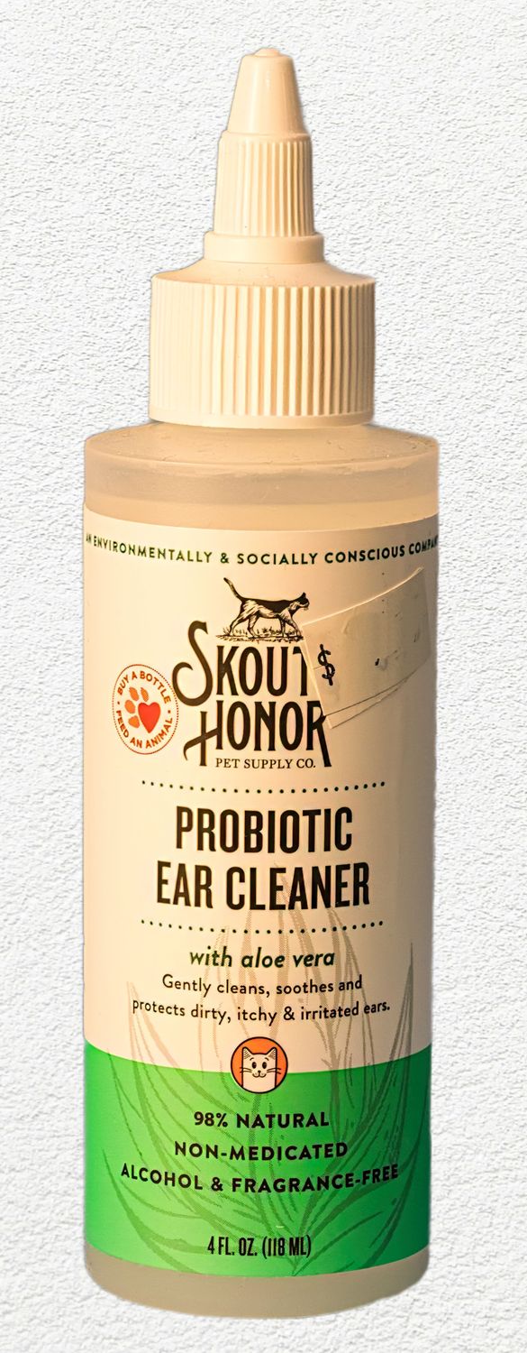 Skout's Honor Wellness Probiotic Cat Ear Cleaner - 4 oz