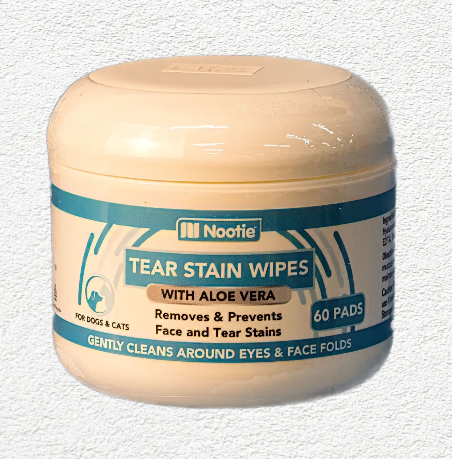 Nootie Tear Stain Removal Wipes - 60 Ct