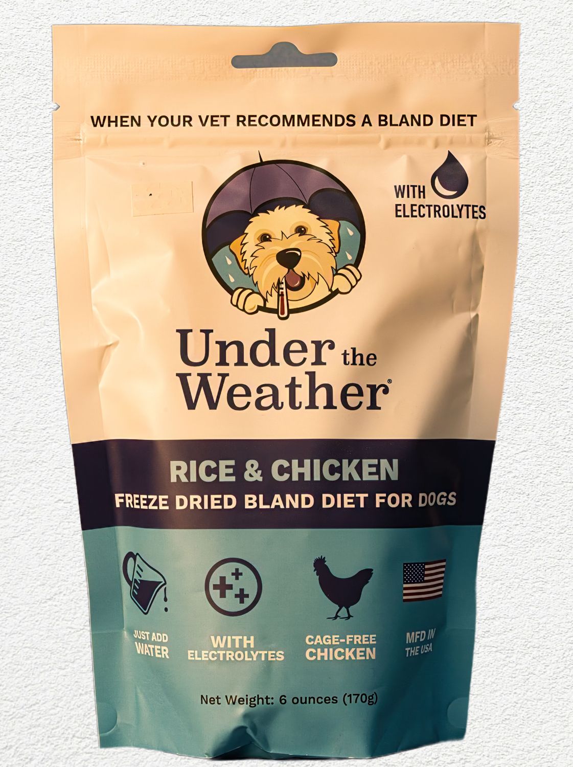 Under the Weather Chicken & Rice with Electrolytes - 6 oz