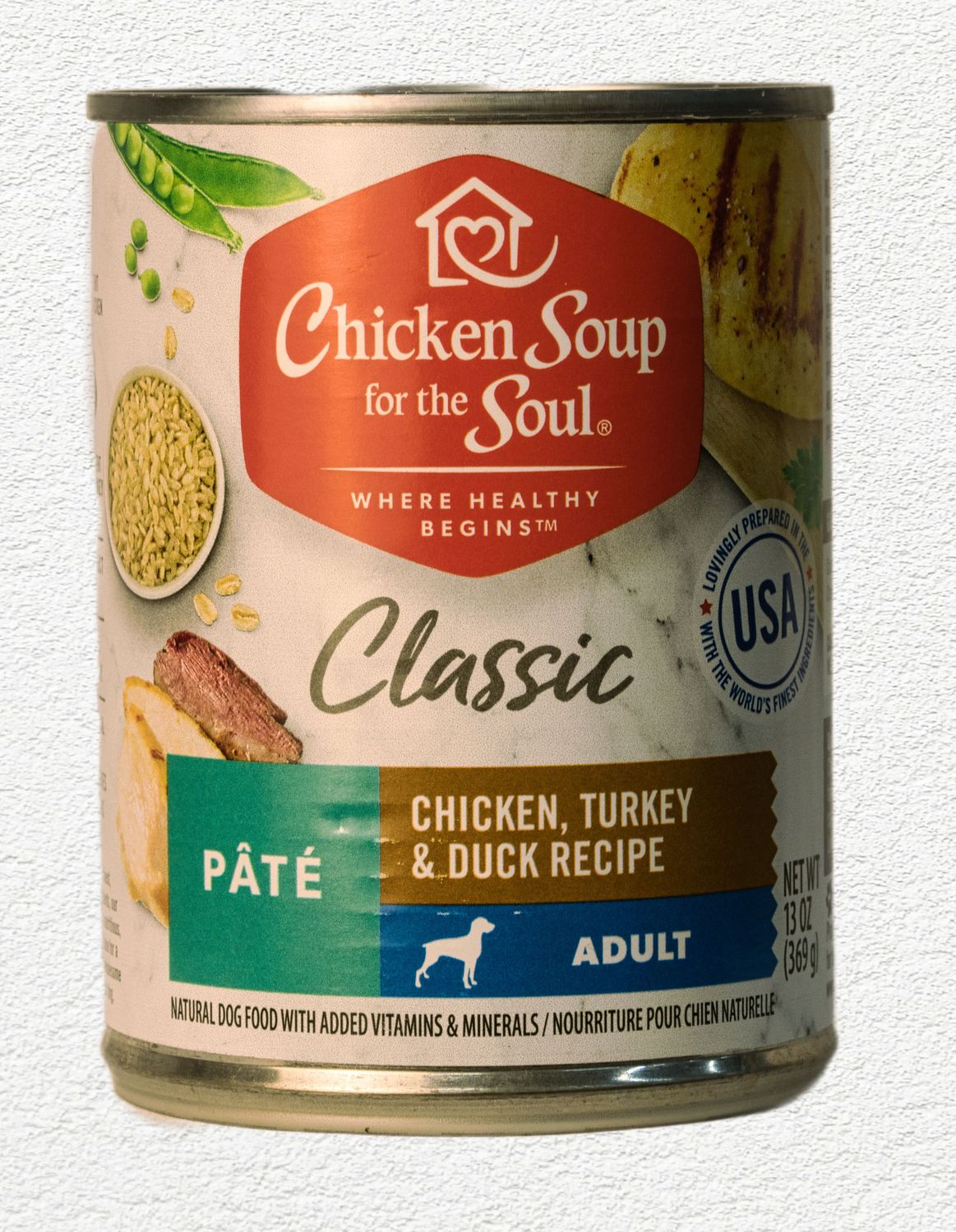 Chicken Soup for the Soul Adult Chicken, Turkey & Duck Pate Canned Dog Food