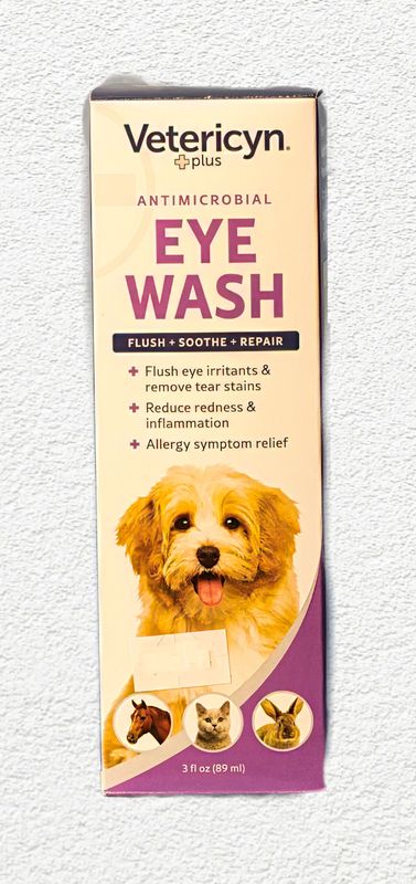 Vetericyn Plus Antimicrobial Eye Wash - 3 oz