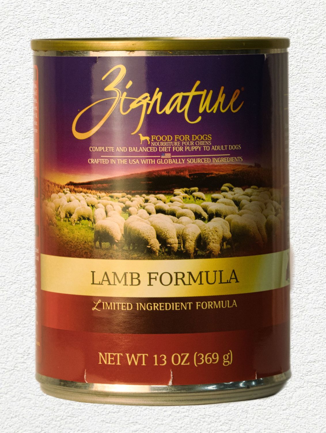 Zignature Lamb Formula Limited Ingredient Grain-Free Canned Dog Food - 13oz Can