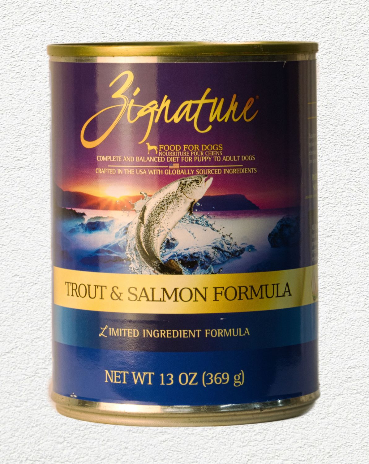 Zignature Trout & Salmon Formula Grain-Free Canned Dog Food - 13oz