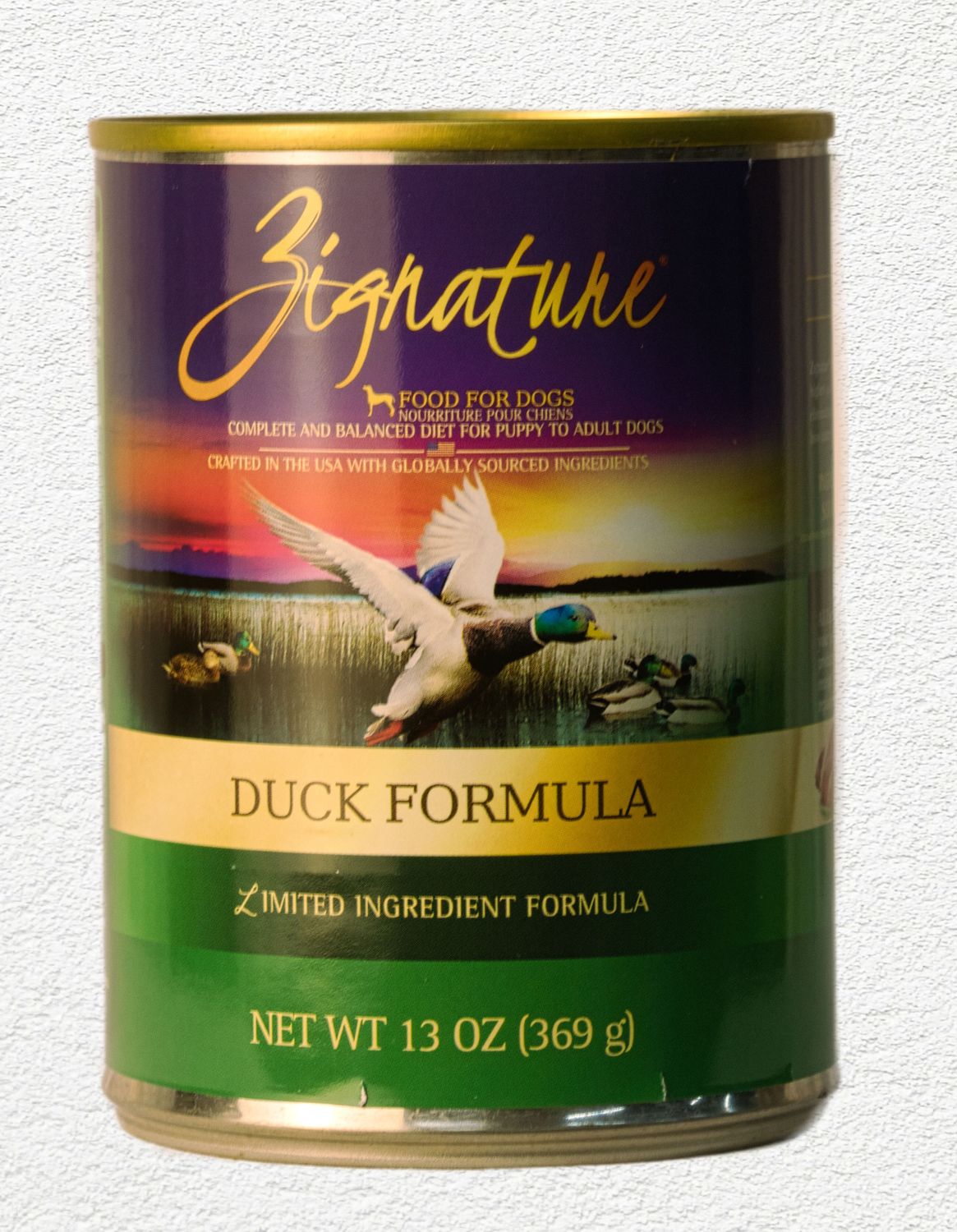 Zignature Duck Formula Limited Ingredient Grain-Free Canned Dog Food - 13oz