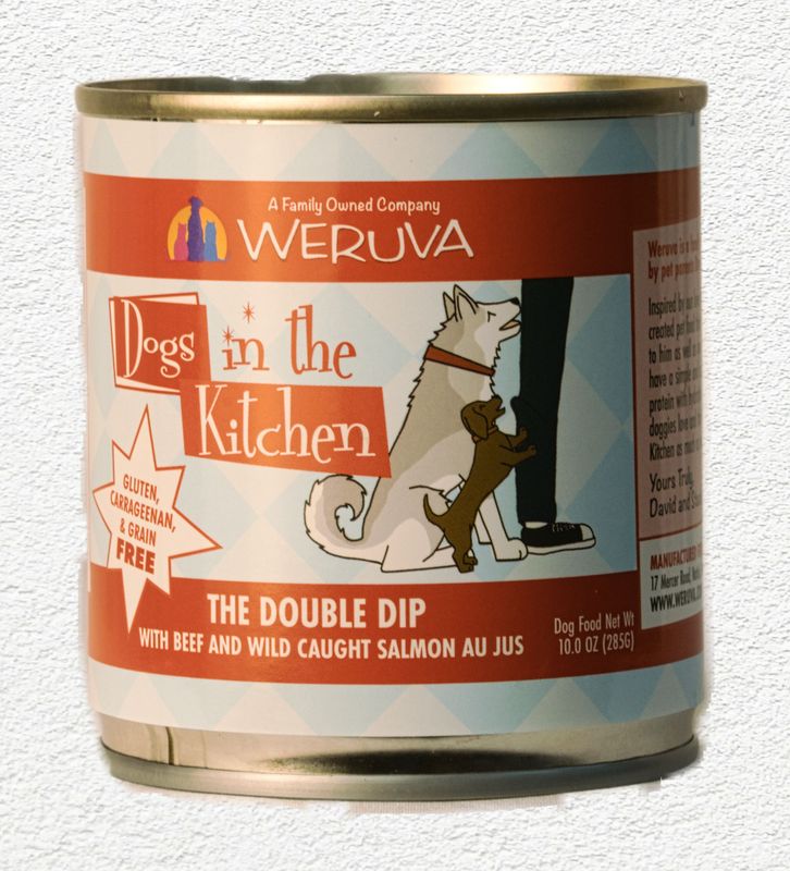 Weruva Dogs in the Kitchen The Double Dip with Beef & Wild-Caught Salmon Wet Dog Food