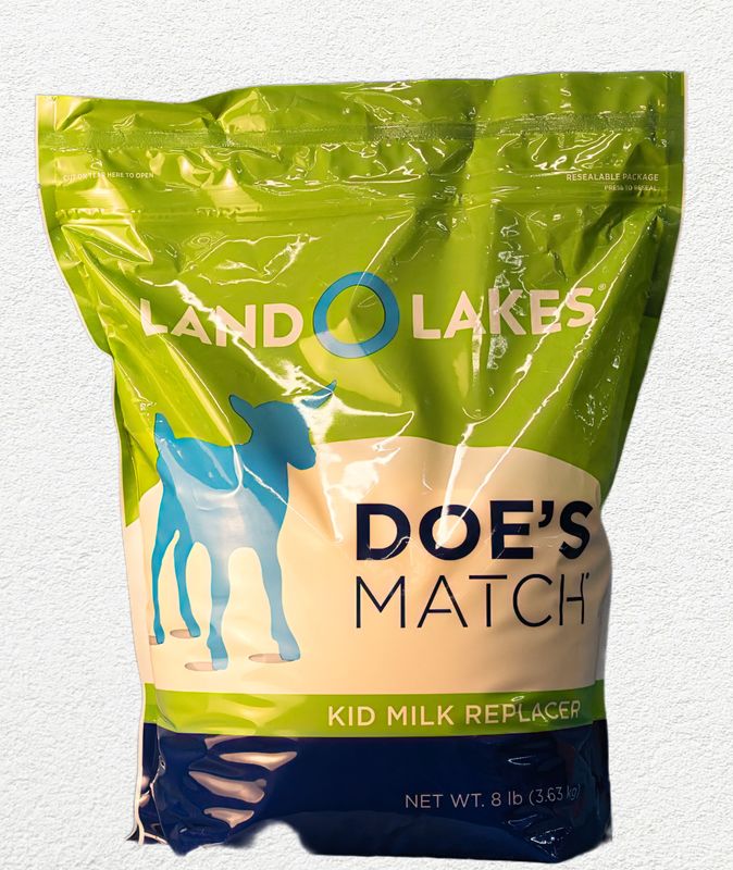 Doe's Match Kid Milk Replacer - 8 lb Bag