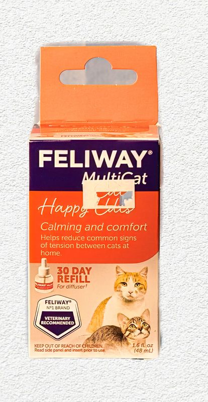 Feliway MultiCat 30-Day Diffuser Refill - 48ml