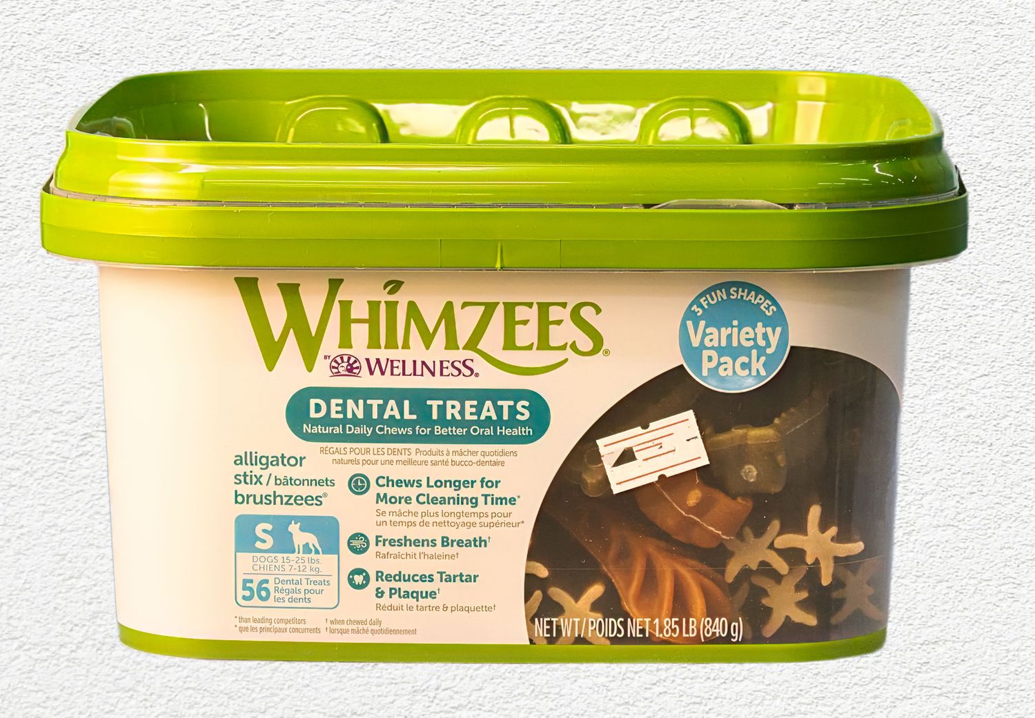 WHIMZEES Small Natural Dental Value Box Dog Treats - 89 Count WHIMZEES Small Natural Dental Value Box Dog Treats - 89 Count