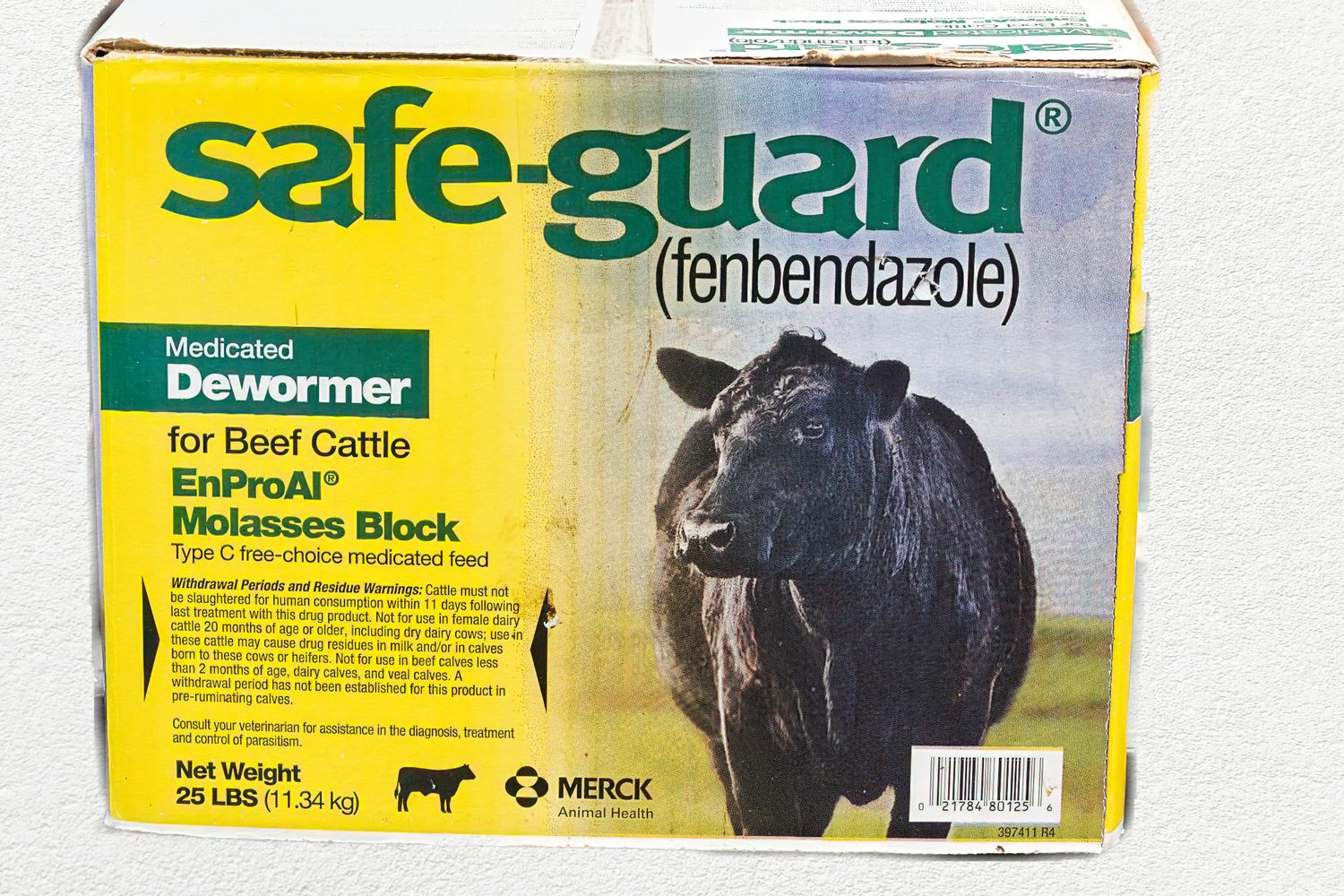 Safe-Guard En-Pro-AL Molasses Dewormer Block, 25 lbs