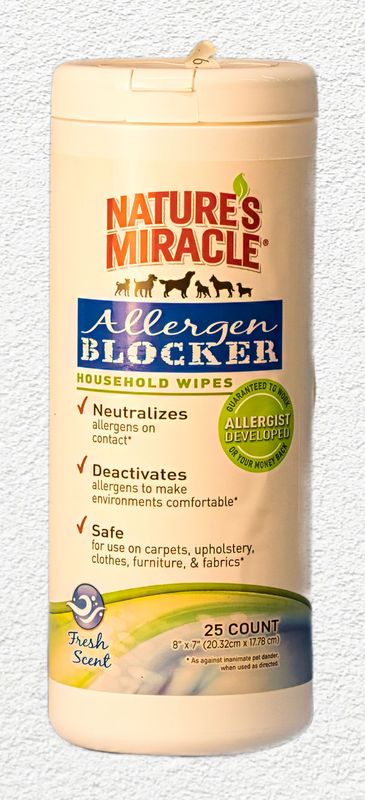 Nature's Miracle Allergen Blocker Household Wipes