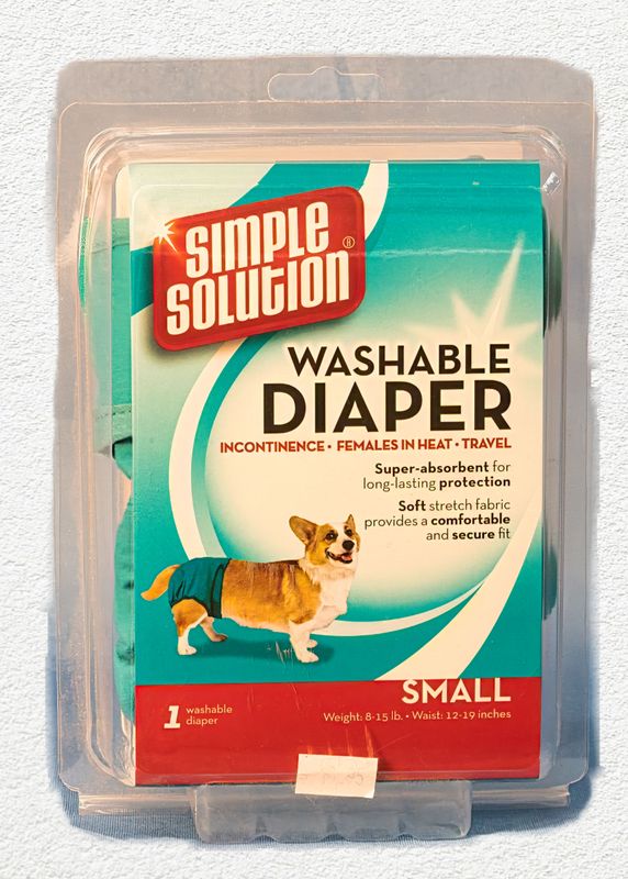Simple Solution Washable Female Dog Diapers - Small
