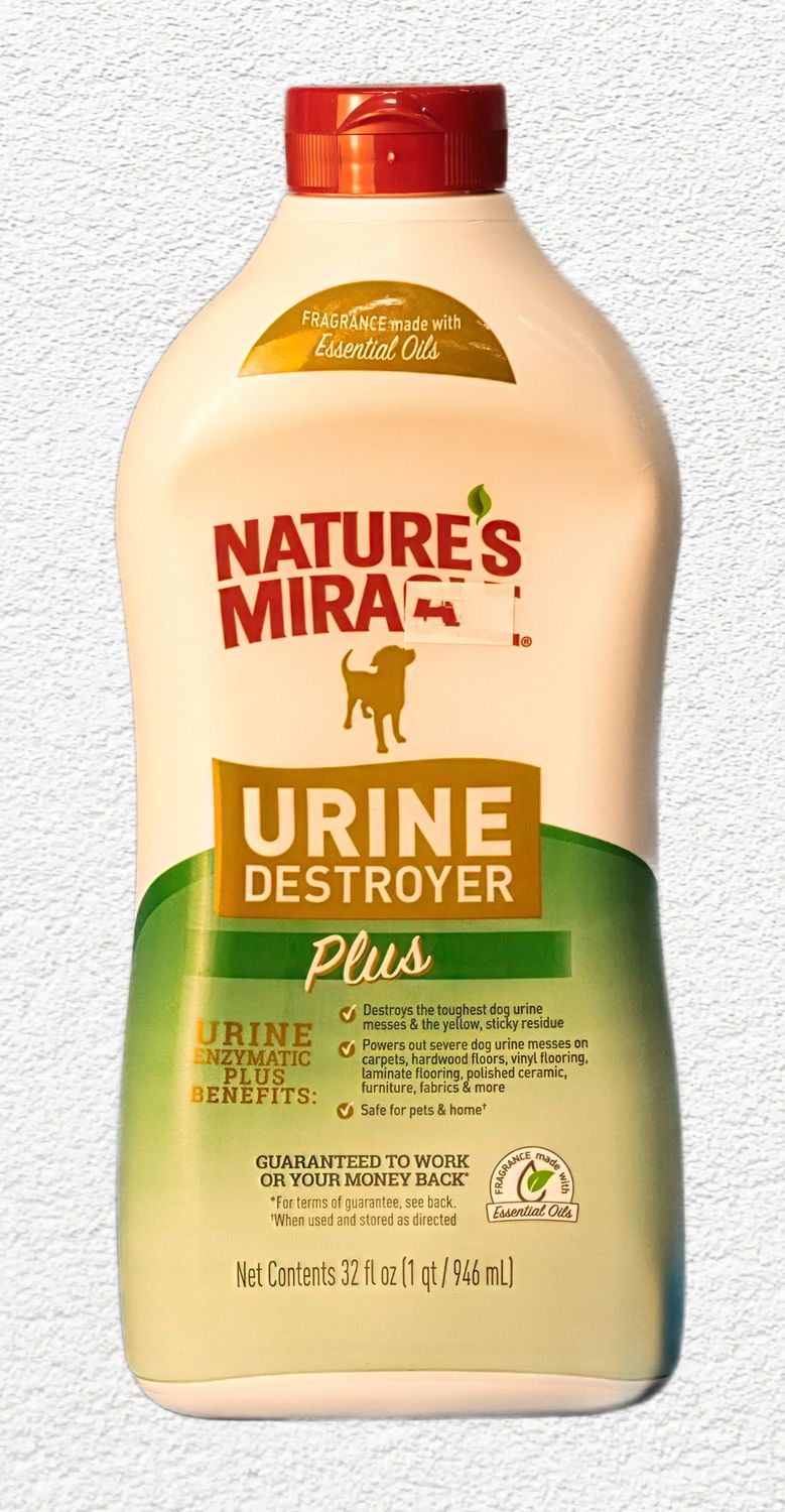 Nature's Miracle Urine Destroyer Plus for Dogs, 32 fl oz, Pour Nature's Miracle Urine Destroyer Plus for Dogs, 32 fl oz, Pour