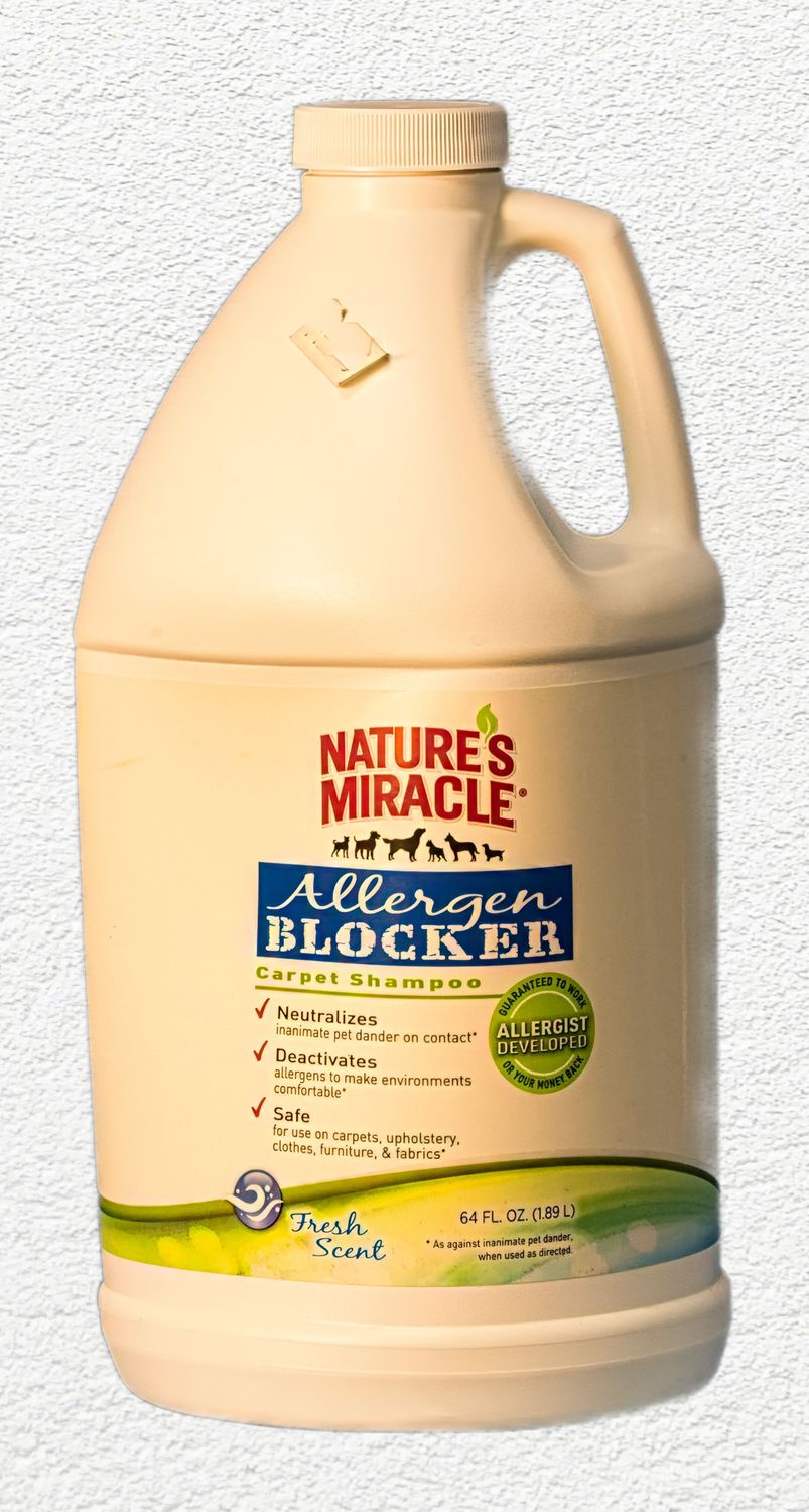 Nature's Miracle Allergen Blocker Carpet Shampoo - 64 oz