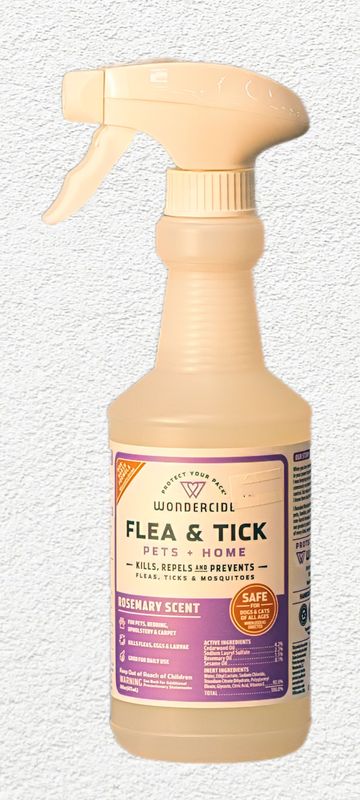 Wondercide Flea Tick Mosquito Spray Rosemary 16 oz