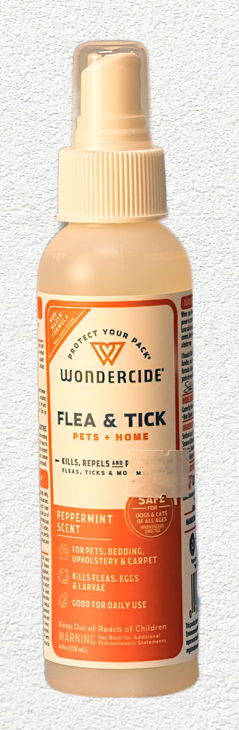 Wondercide Flea, Tick & Mosquito Spray for Pets + Home - Peppermint, 4 oz