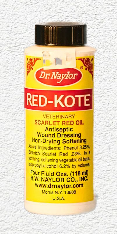 Dr. Naylor Red-Kote Wound Dressing with Dauber - 4 oz