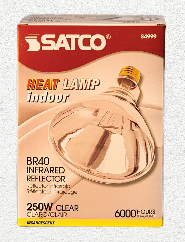 Satco Heat Lamp Indoor Bulb Clear 250Watt