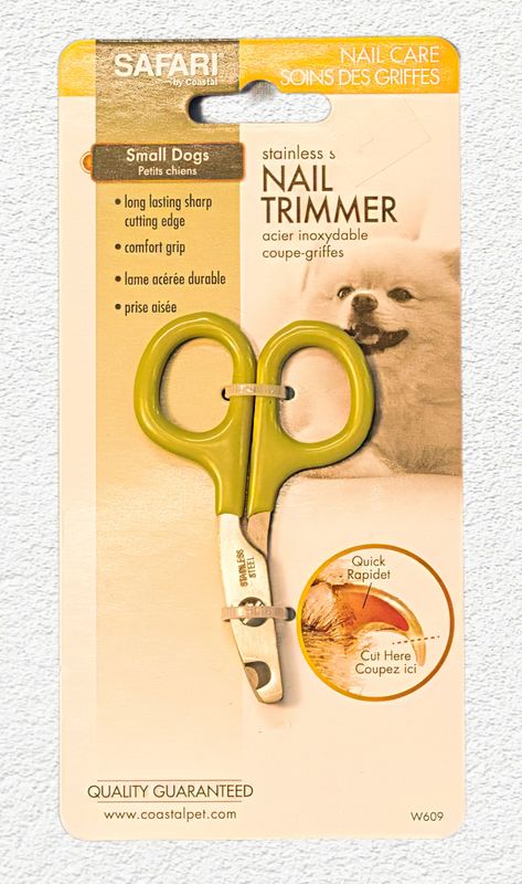 Safari Stainless Steel Nail Trimmer for Small Pets