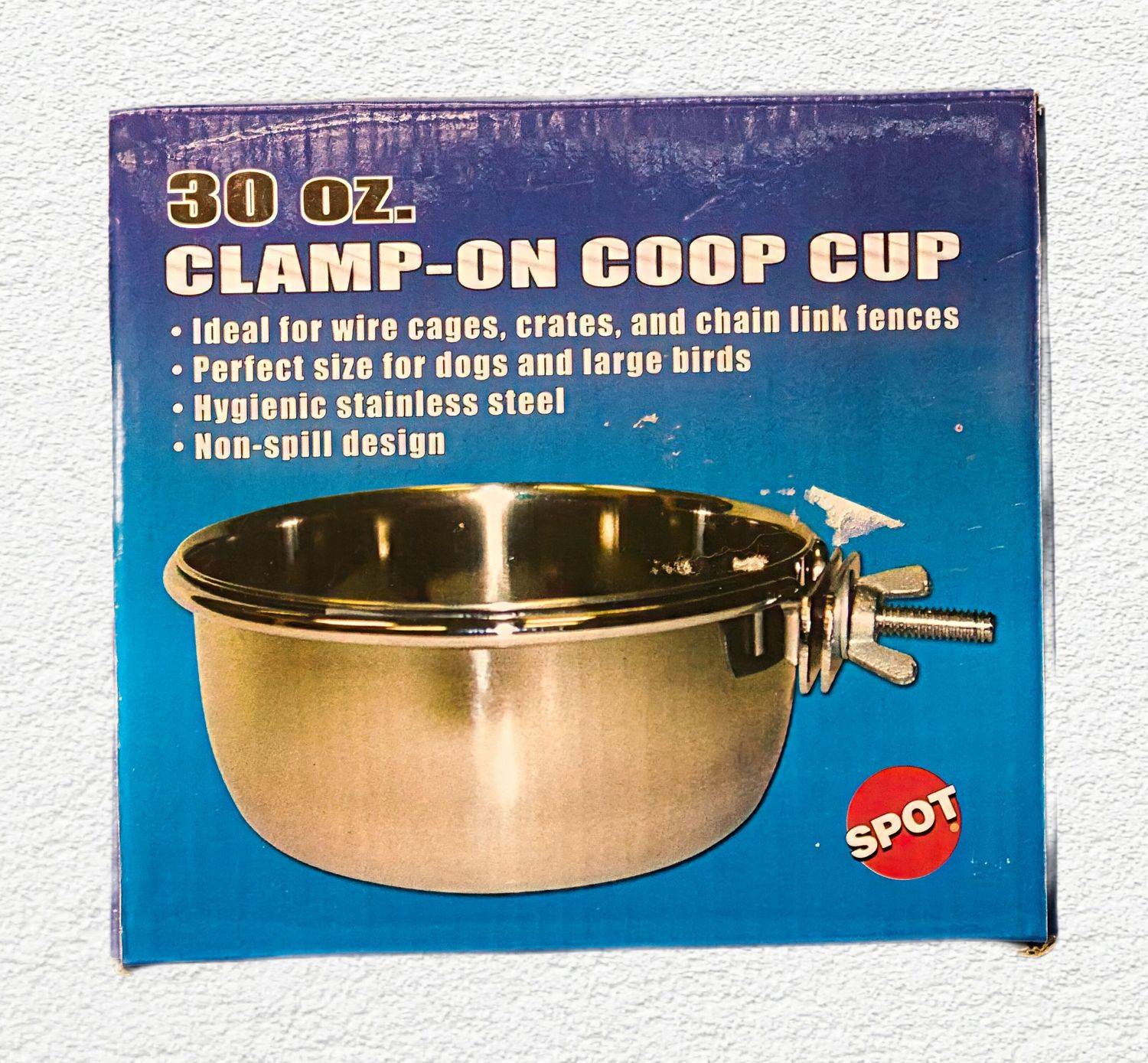 Ethical Stainless Steel Coop Cup with Bolt Clamp – 30 oz