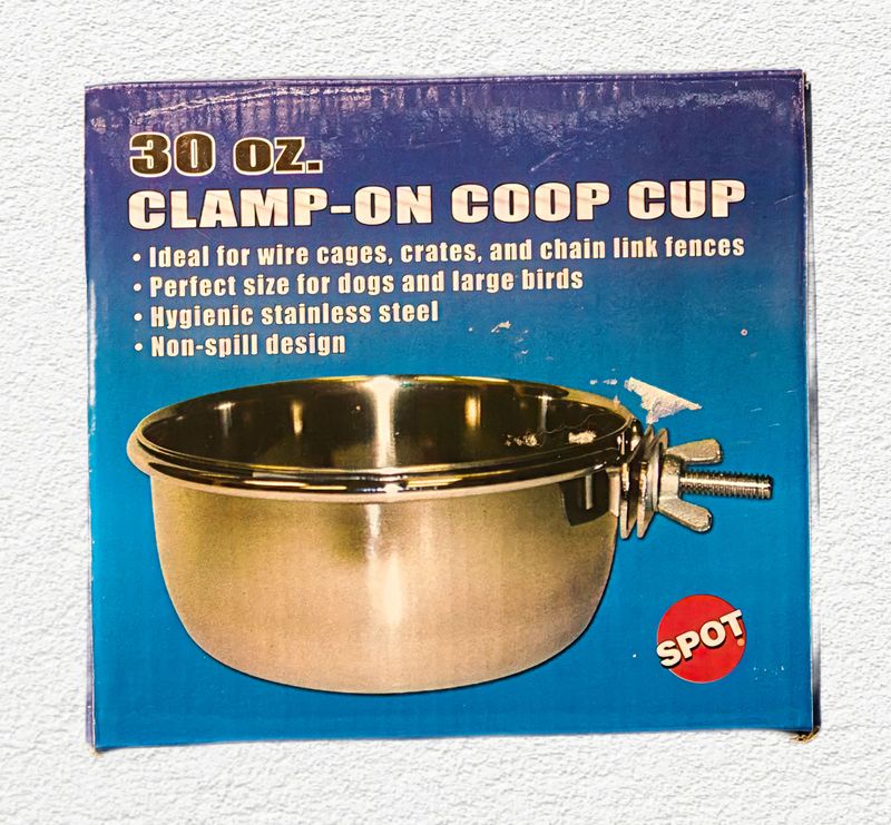 Ethical Stainless Steel Coop Cup with Bolt Clamp – 30 oz