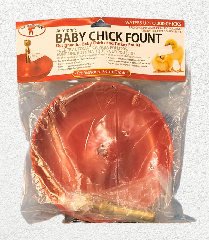 Little Giant Automatic Baby Chick Poultry Fount – 1.5 Pints