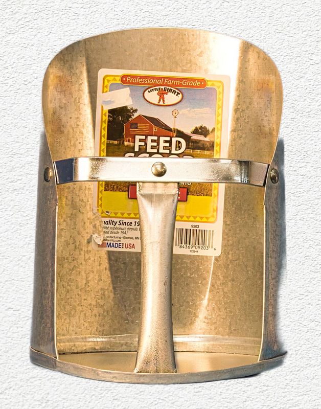 Little Giant Galvanized Feed Scoop – 3 Quart
