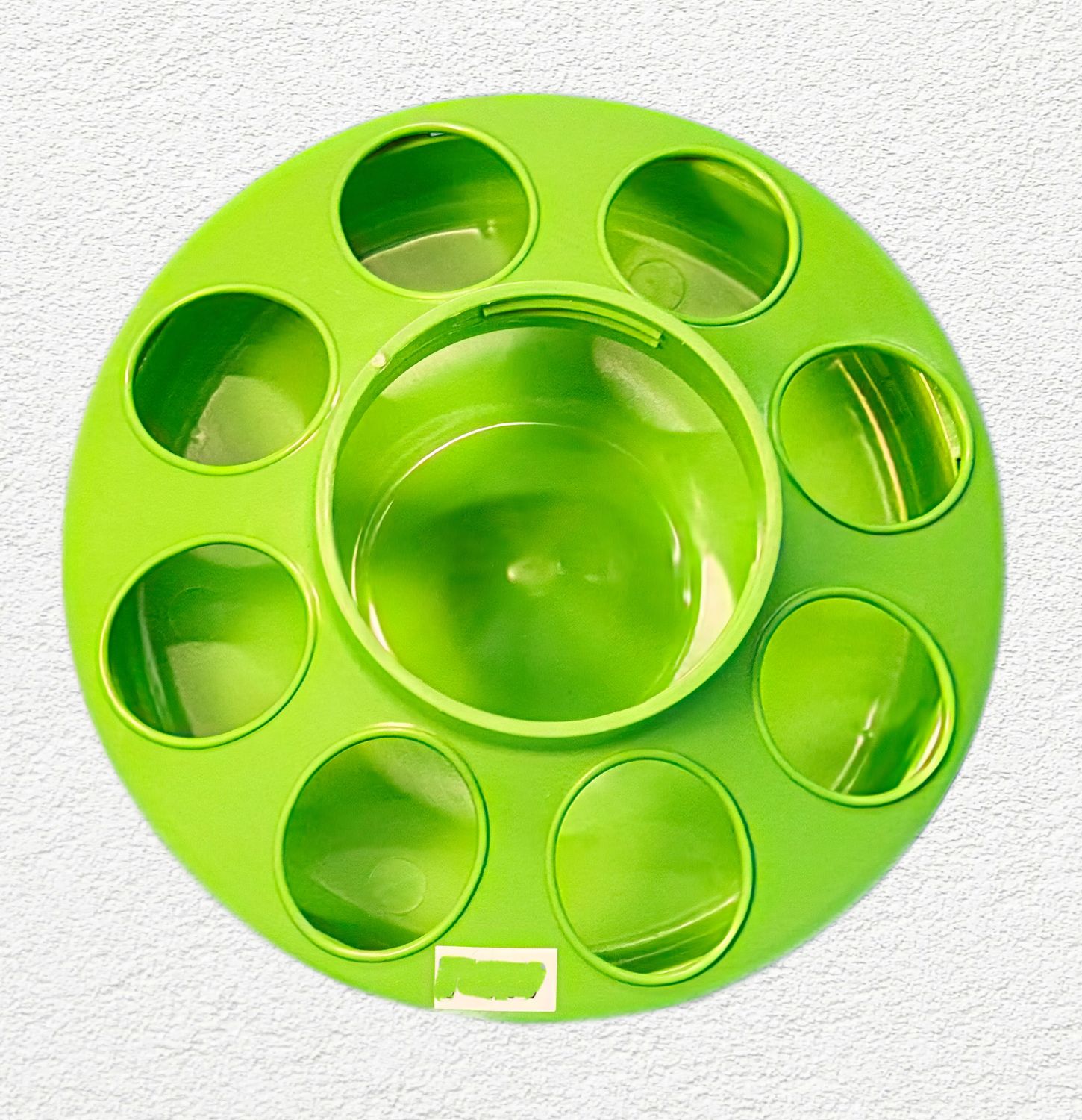Little Giant Plastic Poultry Feeder Base – 1 Quart (Apple Green)