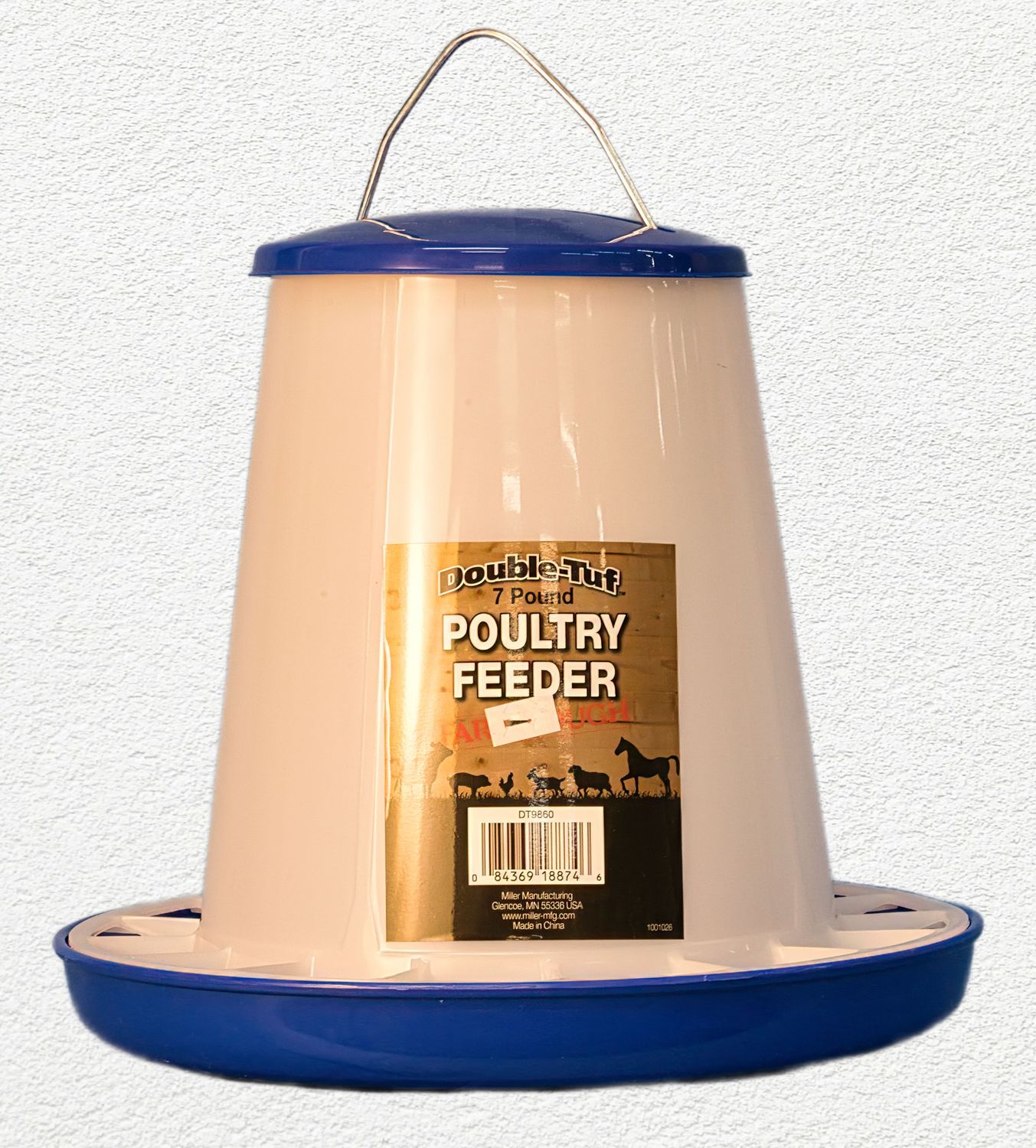 Double-Tuf 7 lb. Plastic Poultry Feeder