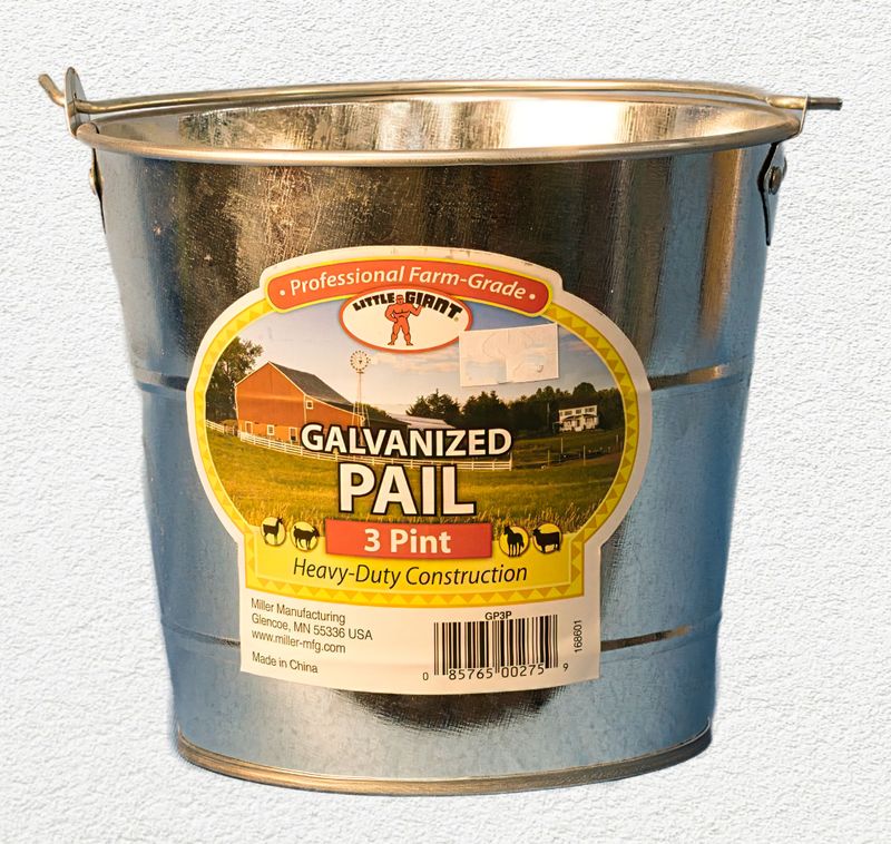 PAIL GALVANIZED 3PT