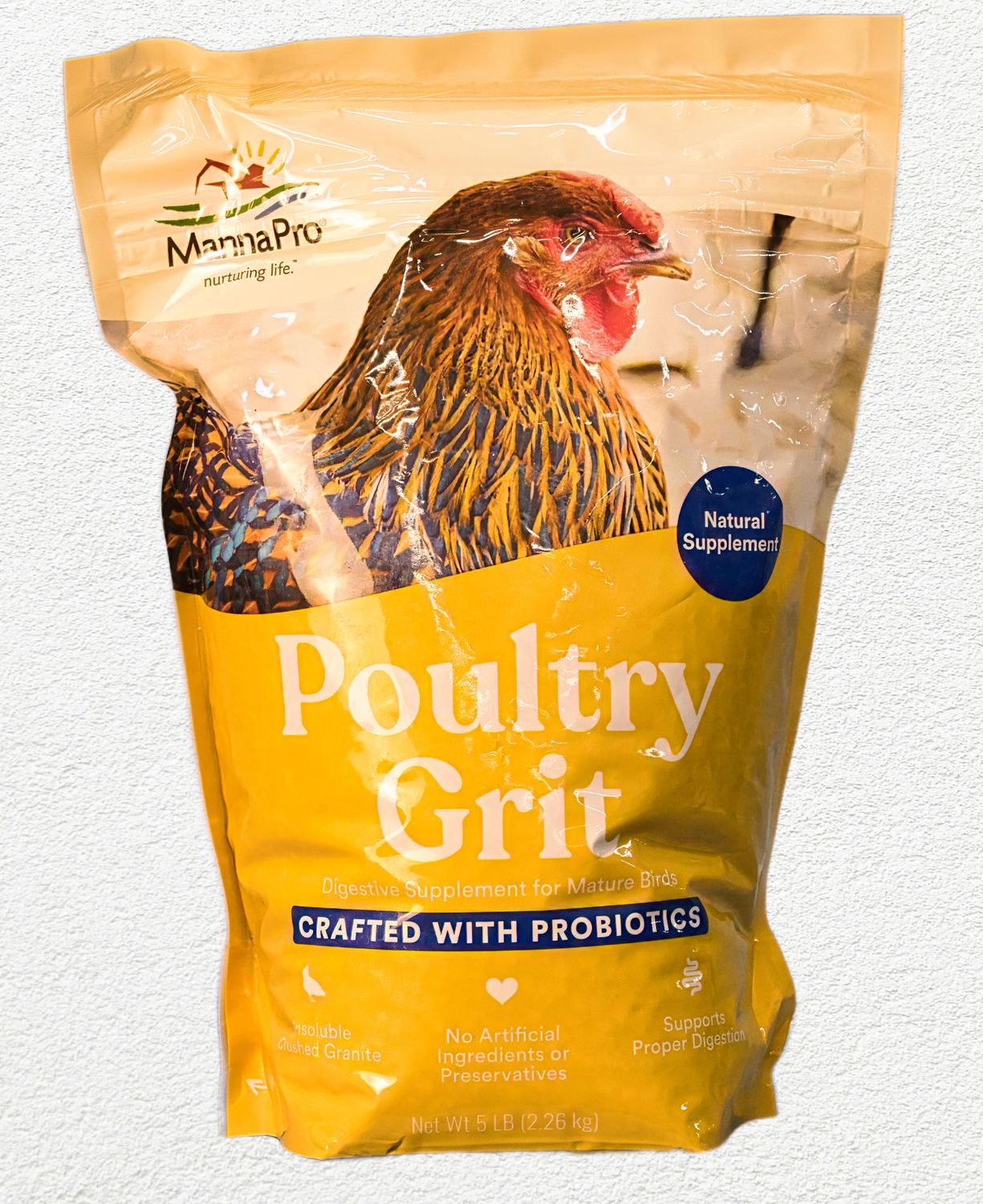 Manna Pro Poultry Grit with Probiotics, 5 lb