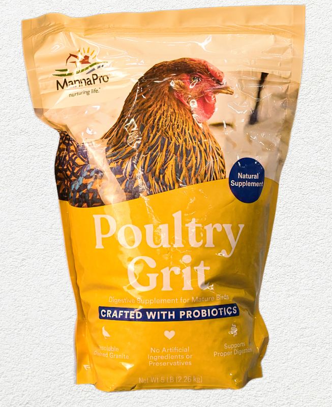 Manna Pro Poultry Grit with Probiotics, 5 lb