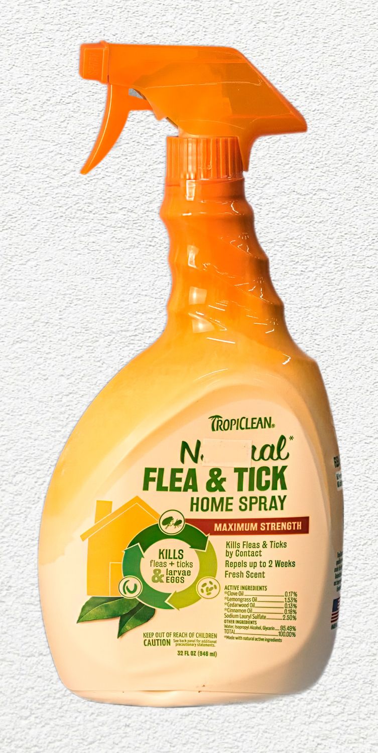 TropiClean Natural Flea & Tick Home Spray, 32 oz