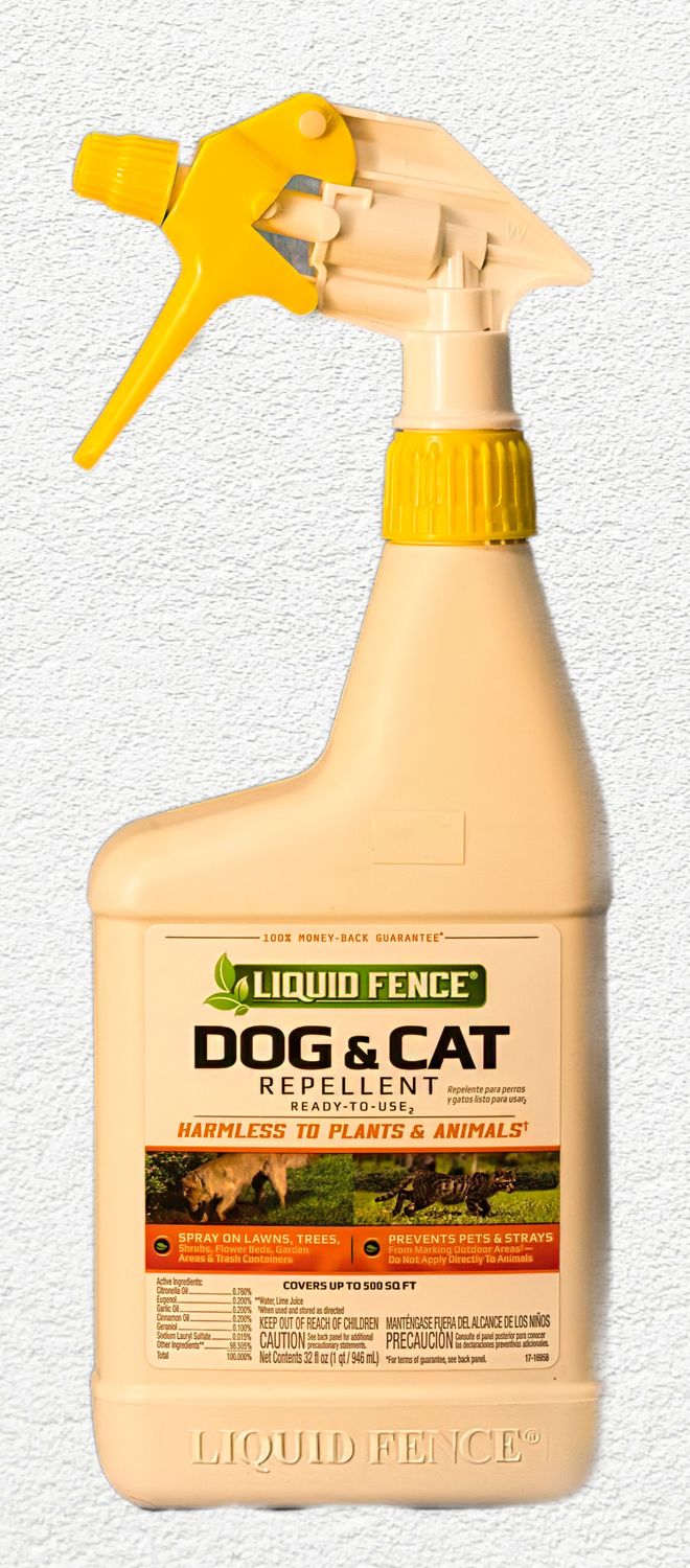 Liquid Fence Dog & Cat Repellent, Ready-to-Use, 32 oz
