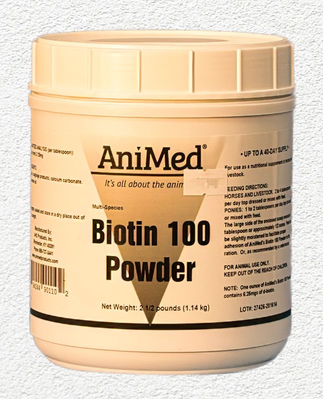 AniMed Biotin 100 Powder, 2.5 lb