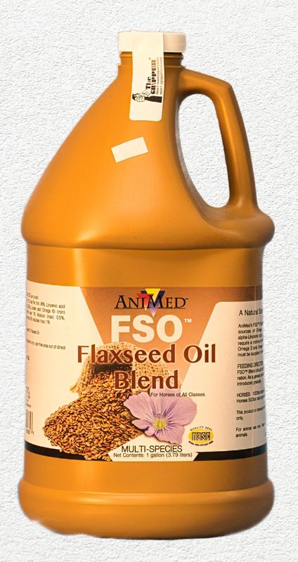 AniMed FSO Flaxseed Oil Blend, 1 Gallon