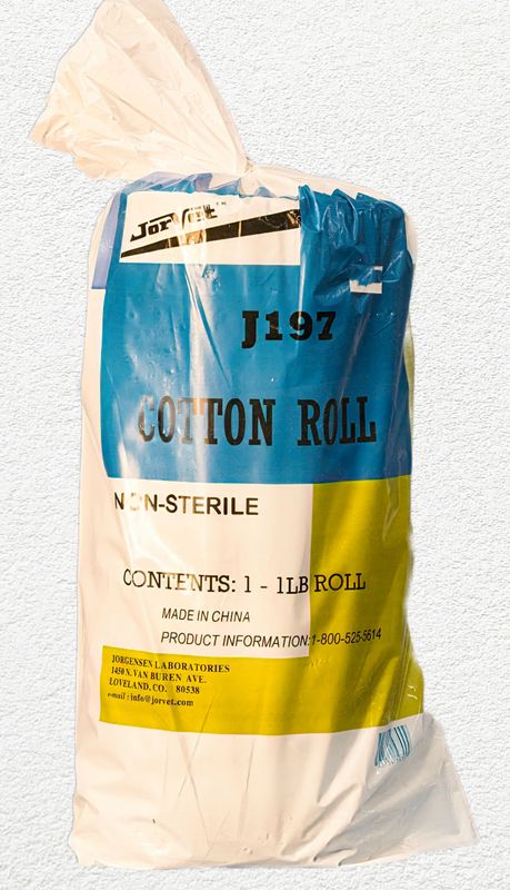 JorVet Practical Cotton Roll, 1 lb