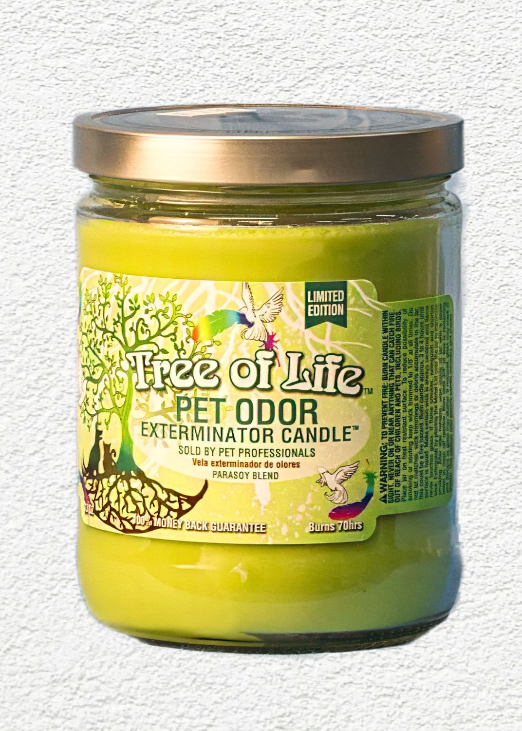 Pet Odor Exterminator Candle - Tree of Life Limited Edition - 13 oz