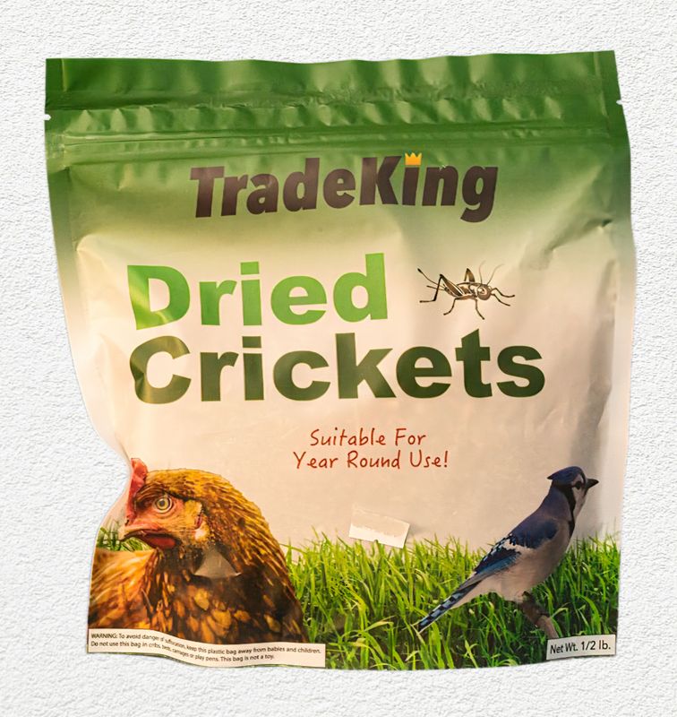 Tradeking Dried Crickets  1/2 lb