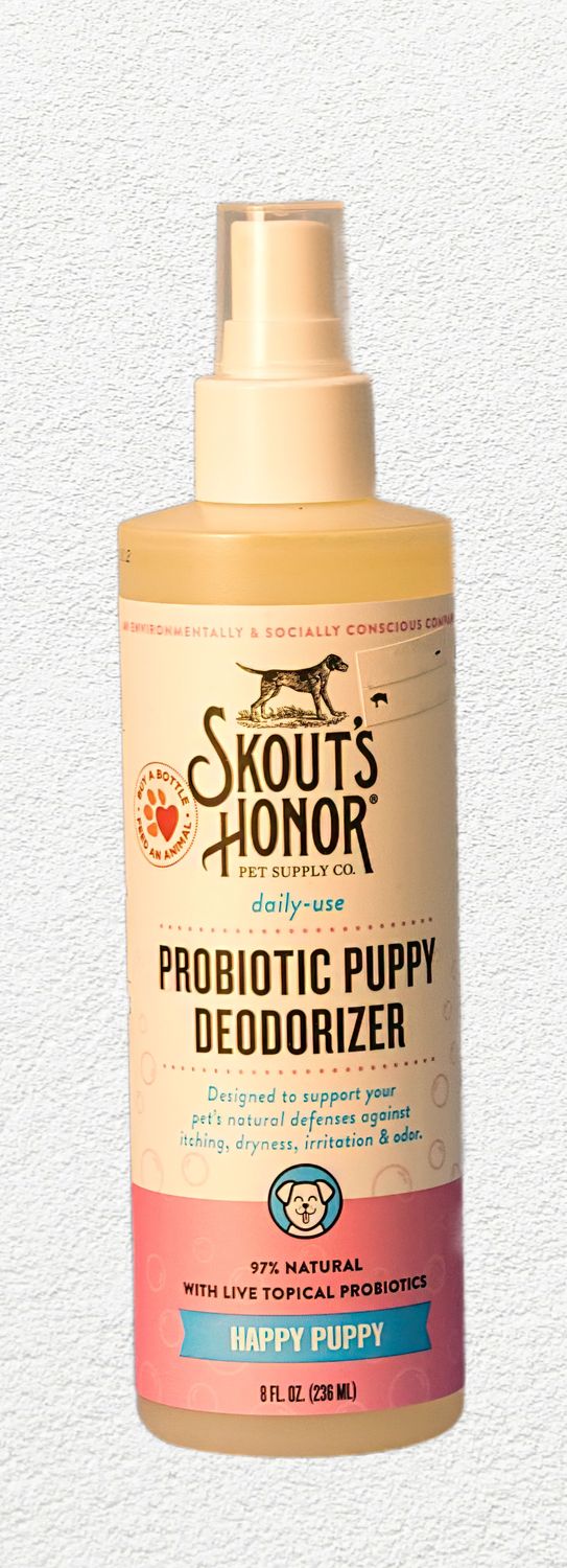 Skout's Honor Probiotic Daily Use Happy Puppy Deodorizer - 8 oz