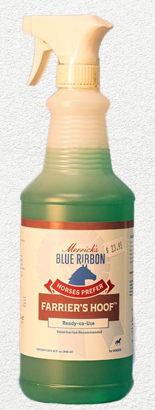 Vet's Plus Farrier's Hoof Spray for Horses - 32 oz
