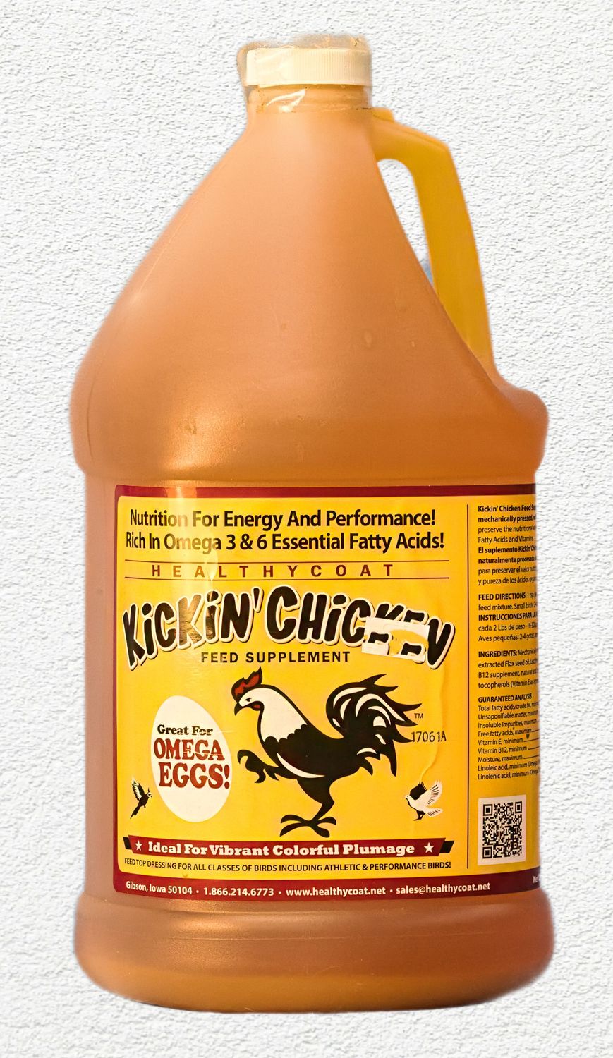HealthyCoat Kickin' Chicken Feed Supplement - 1 Gallon