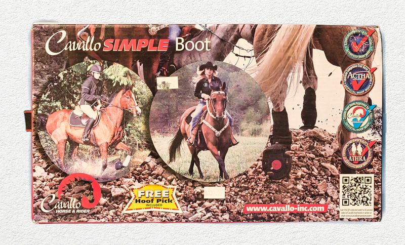 Cavallo Simple Regular Sole Hoof Boots - Size 0, Black