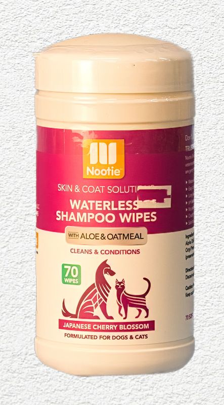 Nootie Waterless Shampoo Wipes - Japanese Cherry Blossom (70 Count)