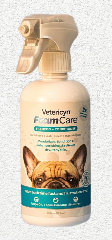 Vetericyn FoamCare Pet Shampoo + Conditioner (16 oz)