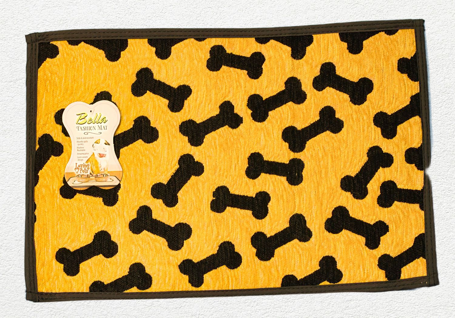Loving Pets Bella Fashion Mat - Dancing Bones Loving Pets Bella Fashion Mat - Dancing Bones