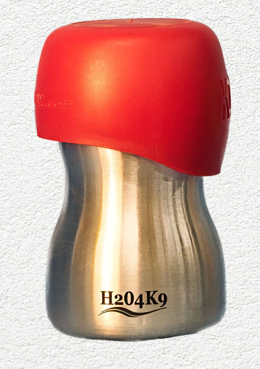 KONG H2O Stainless Steel Dog Water Bottle - 280 ml, Red