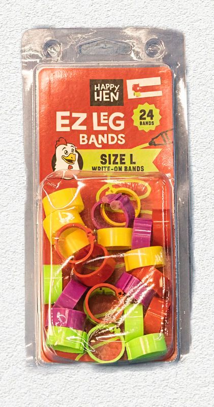 Happy Hen EZ Leg Bands - Large, 24 Count