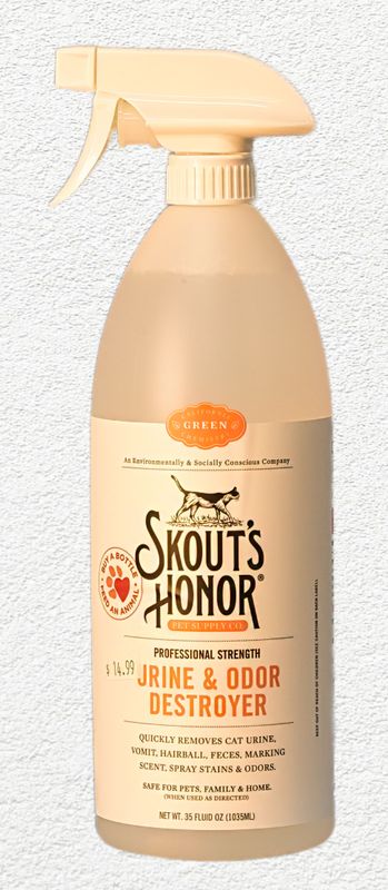 Skout's Honor Cat Urine & Odor Destroyer - 35 oz