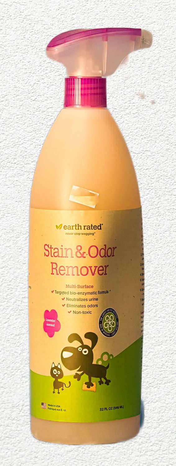 Earth Rated Stain & Odor Remover - Multi Surface Enzymatic, Lavender Scent, 32 oz