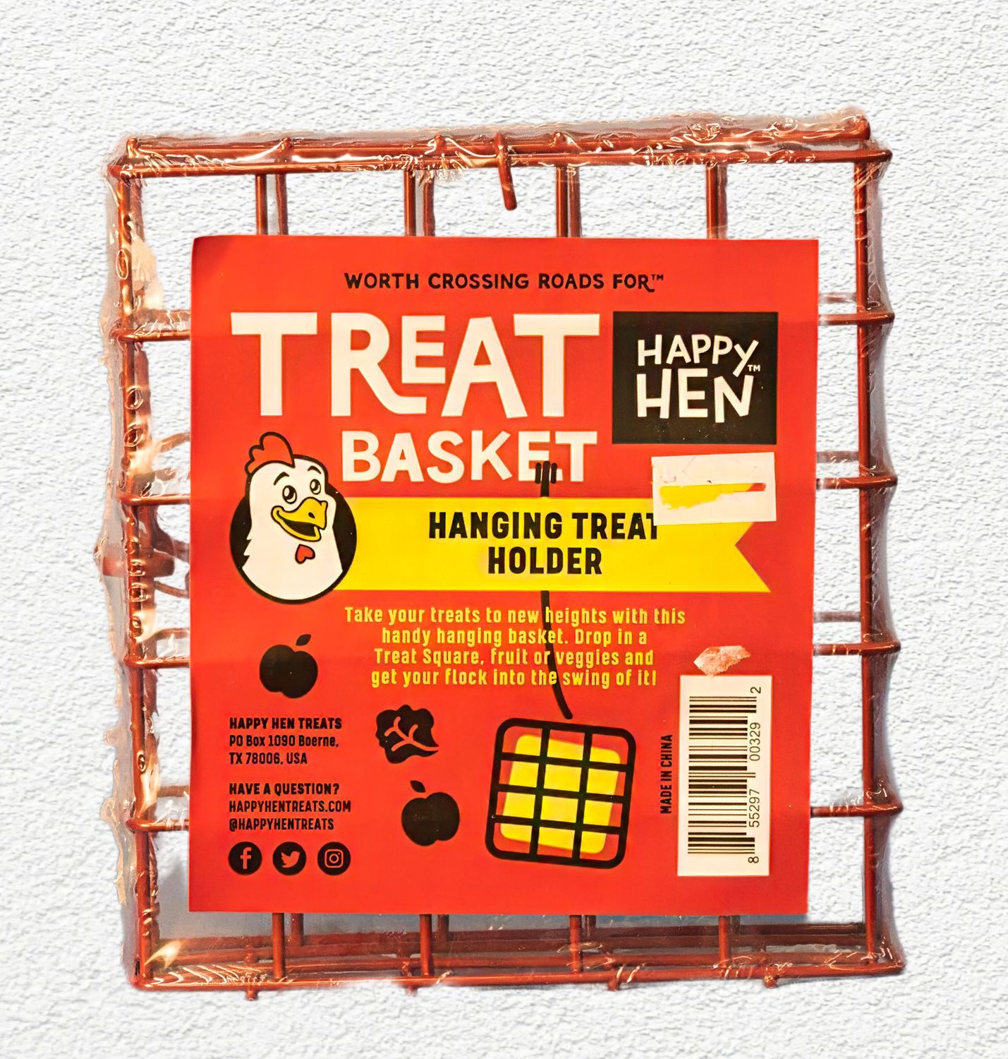 Happy Hen Treats Treat Square Basket Happy Hen Treats Treat Square Basket